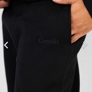 Comfrt Men's Classic Black Sweatpants